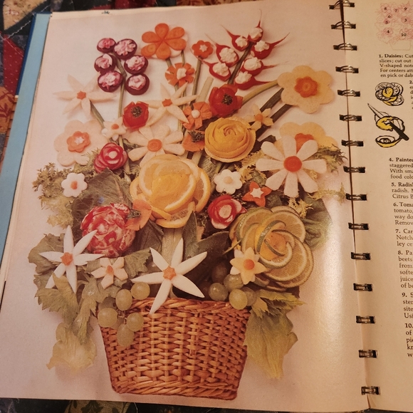 Vintage Spiral Bound Illustrated Betty Crocker's Hostess Cookbook 7th printing - Picture 7 of 10